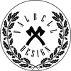 Das Valbell Design Logo beinhaltet einen Kranz aus unserem Lieblingsholz, der Eiche und zwei gekreuzte Zimmermannsbeile
